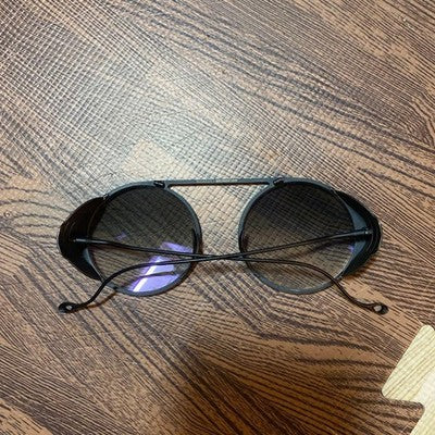 RIGARDS X BORIS BIDJAN SABERI RG1011BBS ANTIQUE BLACK SUNGLASSES LUXURY RARE