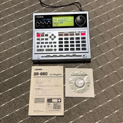 BOSS DR RHYTHM DR-880 DRUM MACHINE FULLY WORKING WITH SIGNS OF USE INCLUDED