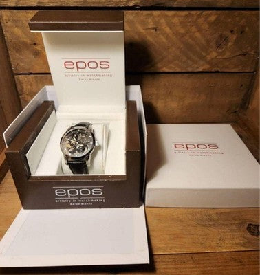 EPOS SOPHISTIQUEE EMOTION SKELETON UNITAS6497 MANUAL MENS WATCH SWISS 42MM
