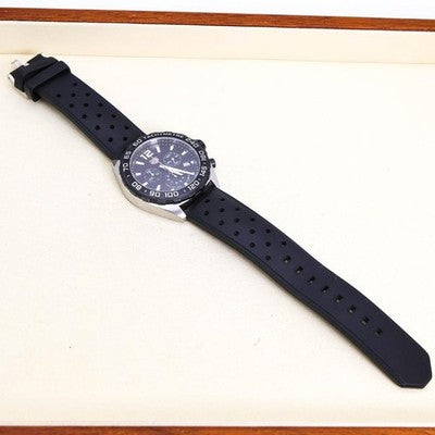 TAG HEUER FORMULA 1 CHRONOGRAPH CAZ1010 QUARTZ MEN'S WATCH - SILVER/BLACK