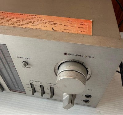SONY TC-K50 STEREO CASSETTE TAPE DECK VINTAGE MADE IN JAPAN JUNK ITEM
