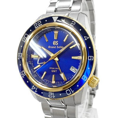 GRAND SEIKO SPORTS COLLECTION GMT AUTOMATIC SPRING DRIVE SBGE248 K18YG BLUE DIAL