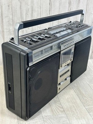 SHARP GF-505SB BOOMBOX RADIO CASSETTE MAINTENANCE COMPLETED FROM JAPAN