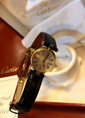 CARTIER MUST VENDOME VERMEIL OPALAN SM LADIES WATCH - BATTERY REPLACED 2023