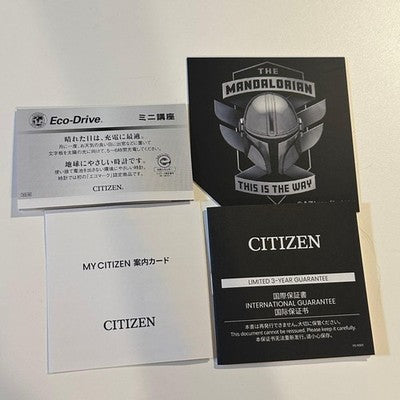 CITIZEN ATTESA STAR WARS THE MANDALORIAN BESKAR LIMITED 1400 TITANIUM WATCH