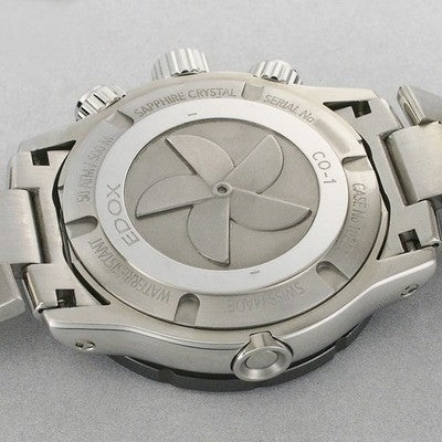 EDOX CHRONOOFFSHORE 1 CHRONOGRAPH 10221-3M-NIBU2 45MM STAINLESS QUARTZ WATCH