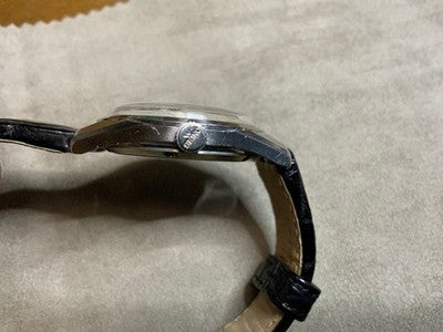 SEIKO GRAND SEIKO MEN'S WRISTWATCH DIASHOCK SKELETON BACK ROUND FACE JAPAN MADE