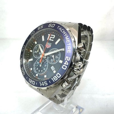 TAG HEUER FORMULA1 CAZ1014 CHRONOGRAPH QUARTZ BLUE DIAL MENS WATCH BOXCARD