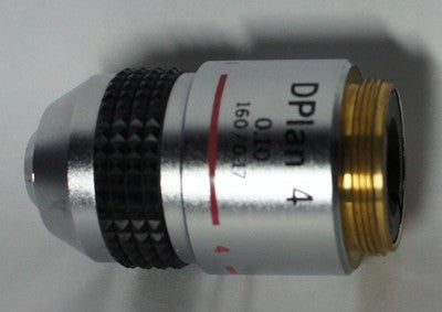 Olympus DPlan 4x 0.10 Objective Lens 160/0.17 For BH2 BHT BHS Series Excellent
