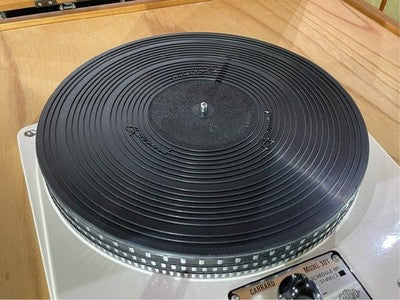 GARRARD 301 50HZ TURNTABLE WITH TRIPLE ARM CABINET / INSTRUCTION MANUAL INCLUDED
