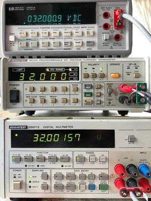 ADVANTEST R6144 PROGRAMMABLE DC VOLTAGE/CURRENT GENERATOR FROM JAPAN