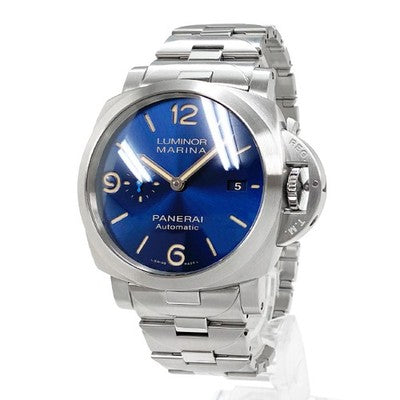 PANERAI LUMINOR MARINA PAM01058 V-SERIAL AUTOMATIC STAINLESS STEEL BLUE