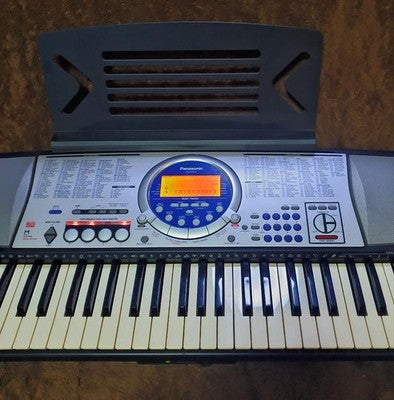 PANASONIC KC600 GENERAL MIDI KEYBOARD DIGITAL PIANO W/ FLOPPY DRIVE POWER CABLE