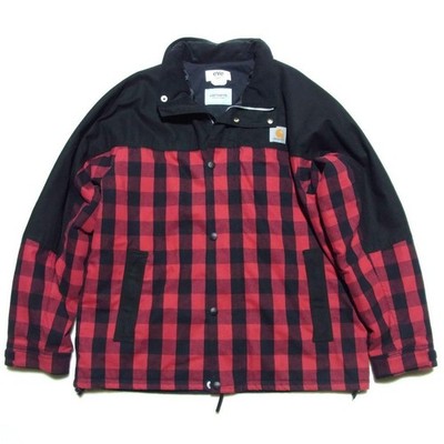 EYE JUNYA WATANABE MAN X CARHARTT PARAFFIN COTTON FLANNEL CHECK JACKET WN-J906 L