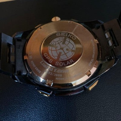 SEIKO ASTRON SBXB019 BLACK DIAL SOLAR MEN'S WATCH USED WORKING JAPAN AUTHENTIC