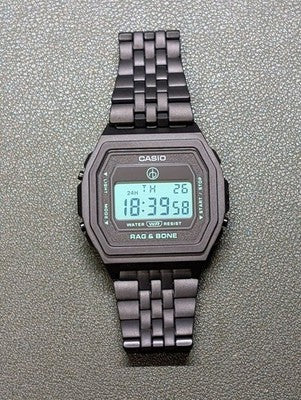 CASIO A1000RCB-1JF RAG & BONE COLLABORATION DIGITAL WATCH NEAR MINT