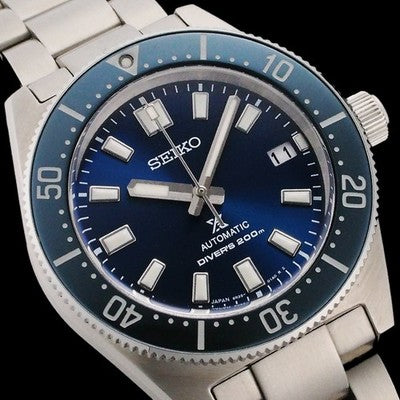 SEIKO PROSPEX 1965 MECHANICAL DIVERS 6R35-00P0 ROYAL BLUE DIAL AUTOMATIC WATCH