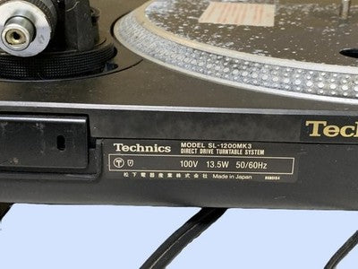 TECHNICS SL-1200MK3 DIRECT DRIVE TURNTABLE RECORD PLAYER - WORKING AS IS