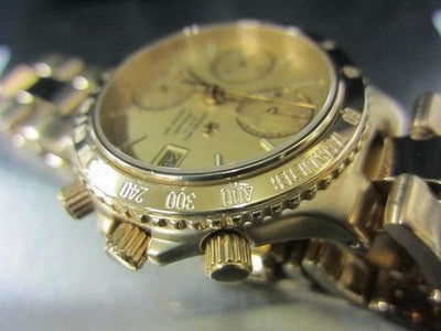 RAYMOND WEIL AMADEUS 200 AUTO CHRONOGRAPH 7750 GOLD WATCH REF7705 JP