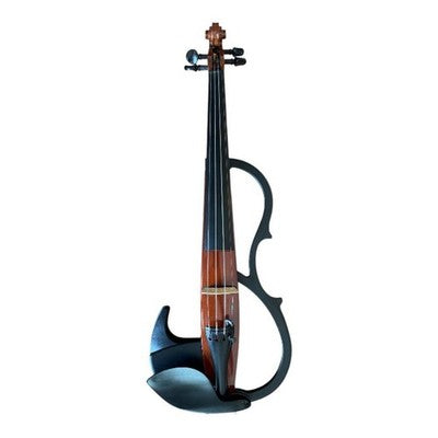 YAMAHA SILENT VIOLIN SV-200 BLUE WITH CASE AND MANUAL TESTED