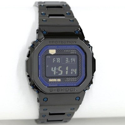 Casio G-SHOCK MRG-B5000BA Digital Solar Radio Watch 43mm Titanium /w Box