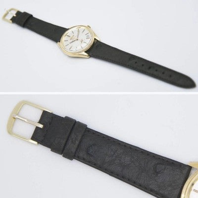 LONGINES ULTRA-CHRON AUTOMATIC DATE SILVER DIAL GOLD CASE SWISS MENS WATCH USED