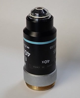 Nikon CFI E Plan 40x 0.65 Infinity Objective Lens ∞/0.17 Removed From E200 Use