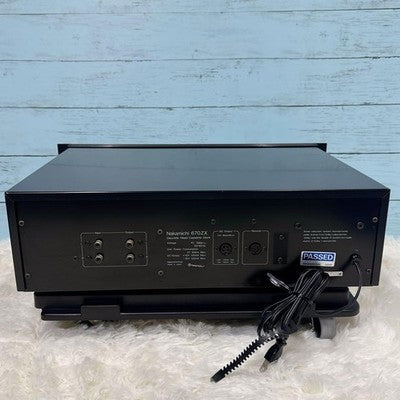 NAKAMICHI 670ZX 3-HEAD AUTO AZIMUTH CASSETTE DECK PLAYER 100V 50/60HZ JAPAN