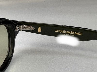 JACQUES MARIE MAGE PONTIAN SUNGLASSES BLACK GREEN COBRA LIMITED EDITION UNUSED