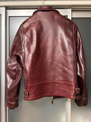 SCHOTT 6103US SINGLE RIDER JACKET SIZE 40 BORDEAUX MADE IN USA RARE FROM JAPAN