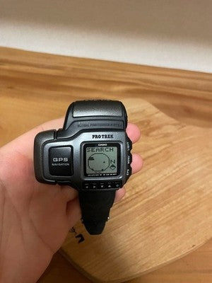 CASIO PRT-1 GPS PRO TREK SATELLITE NAVI BATTERY REPLACED WATCH VINTAGE AS IS
