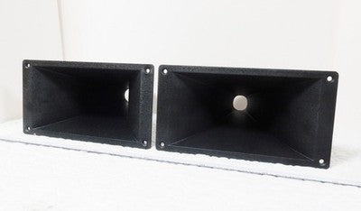 JBL 2376 METAL HORN 1.5 INCH THROAT PAIR FOR 2450SL DRIVERS USED GOOD CONDITION