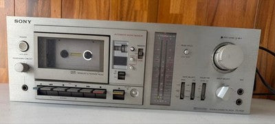 SONY TC-K50 STEREO CASSETTE TAPE DECK VINTAGE MADE IN JAPAN JUNK ITEM