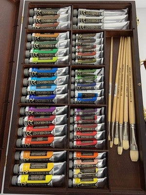 REMBRANDT PROFESSIONAL OIL PAINT 41 COLOR LUXURY BOX TALENS