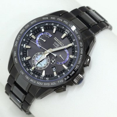 Seiko Astron SBXB103 8X53-0AT0-2 GPS Solar Quartz Black Dial Limited 2000 /w Box