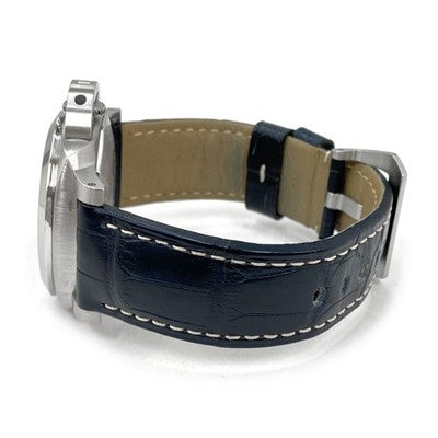 PANERAI LUMINOR MARINA PAM01313 W SERIAL AUTOMATIC STAINLESS STEEL BLUE DIAL