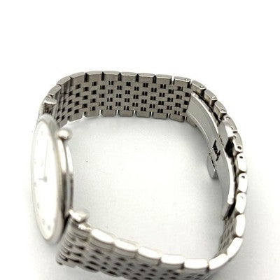 LONGINES LA GRANDE CLASSIQUE L4.709.4 DIAMOND SILVER DIAL SS QUARTZ WATCH USED