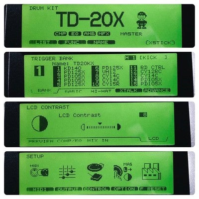ROLAND TD-20X V-DRUMS ELECTRONIC DRUM MODULE W/ POWER CABLE & MOUNT SCREWS