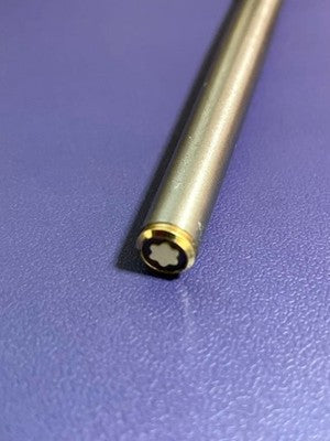 Montblanc Fountain Pen Silver Gold Combination Metal Used From Japan