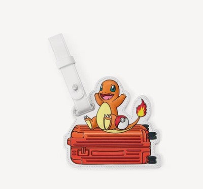 POKÉMON × RIMOWA CHARMANDER LEATHER CHARM JAPAN EXCLUSIVE NEW W/ SHOPPER TAG