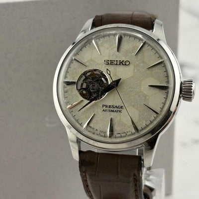 SEIKO PRESAGE SARY159 4R38-01X0 LIMITED 6000 PCS OPEN HEART AUTOMATIC WATCH