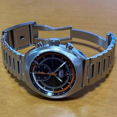 ORIS CHRONORIS 7564 ETA7750 AUTOMATIC CHRONOGRAPH RACING WATCH 40MM BOXED