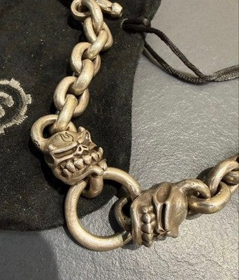STARLINGEAR SKULL LINK SKULL HAND BRACELET STERLING SILVER 925 LIMITED JP