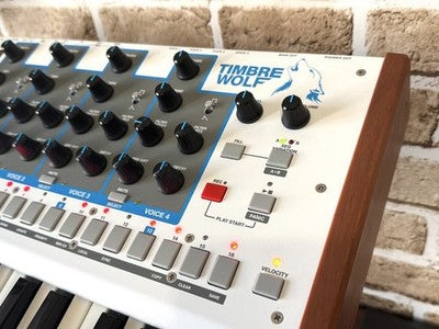 AKAI TIMBRE WOLF ANALOG SYNTHESIZER 25-KEY KEYBOARD TESTED WORKING AS IS