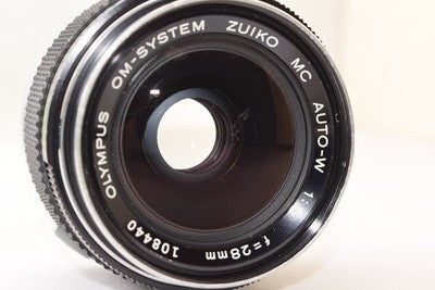 OLYMPUS OM-SYSTEM ZUIKO MC AUTO-W 28MM F2 LARGE-APERTURE WIDE-ANGLE LENS
