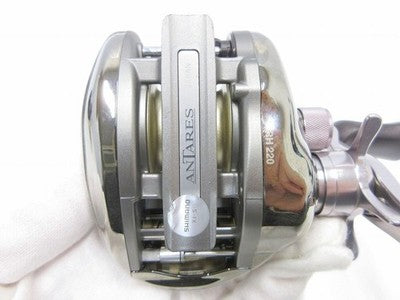 SCORPION ANTARES RH220 BAITCASTING REEL SALTWATER FISHING SILVER EXCELLENT+++++