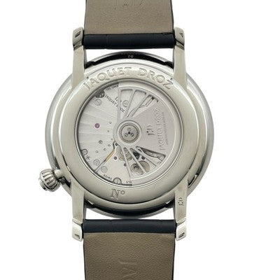 JAQUET DROZ J006030270 GRANDE SECONDE OFF-CENTER ONYX WATCH BLACK SS MEN'S WATCH