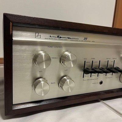 LUXMAN CL35 VACUUM TUBE PREAMPLIFIER LUXKIT VINTAGE AUDIO PREAMP POWER TESTED