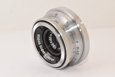 NIKON W-NIKKOR・C 3.5CM 35MM F3.5 S-MOUNT INTERCHANGEABLE LENS FOR NIKON S