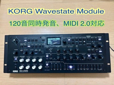 KORG WAVESTATE MODULE SYNTHESIZER EXCELLENT CONDITION W/ EXTRA PRESETS & BOX
